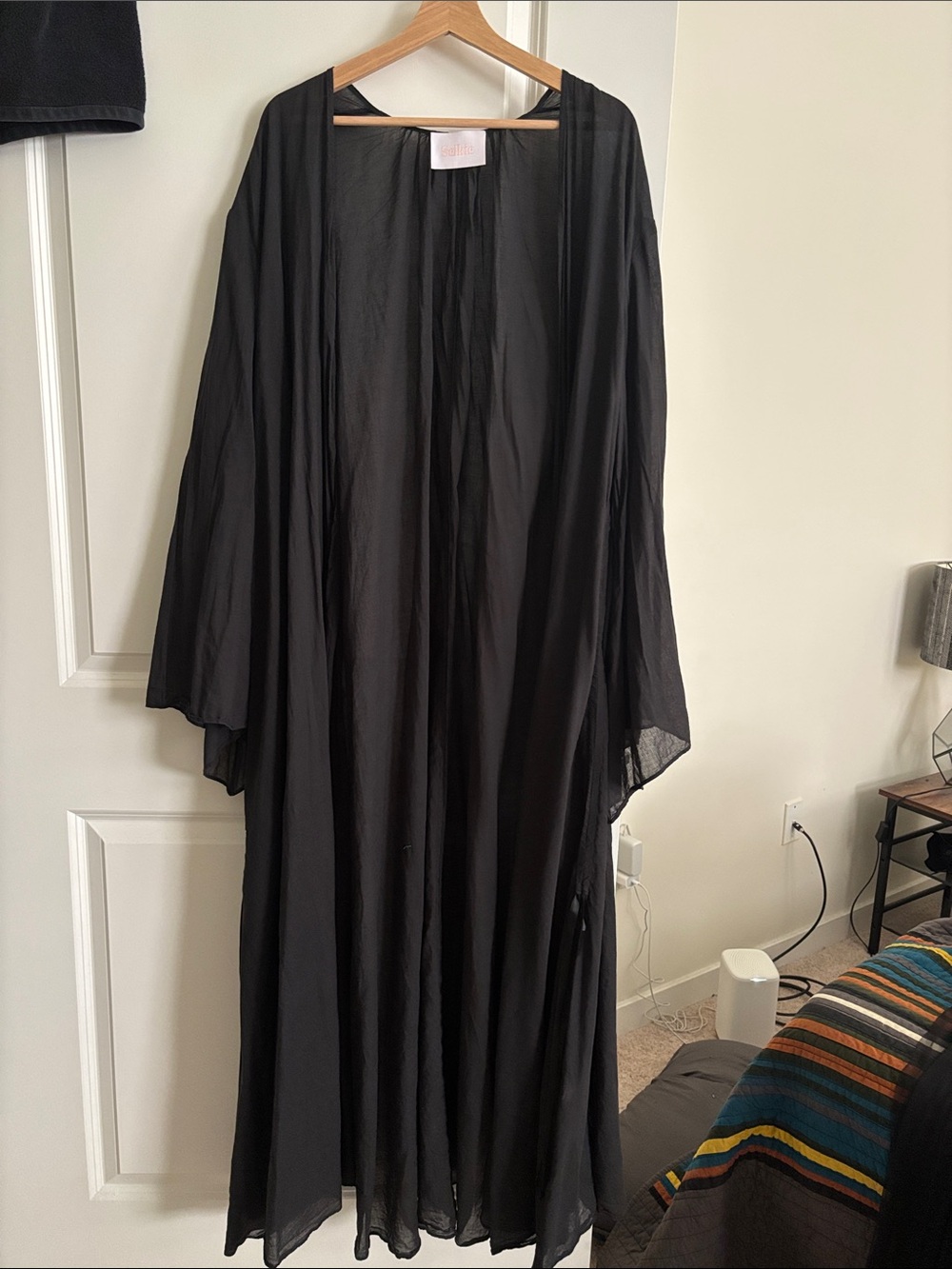 Selkie The Morning Walk Robe in Caviar - Women's XS - Picture 4 of 5